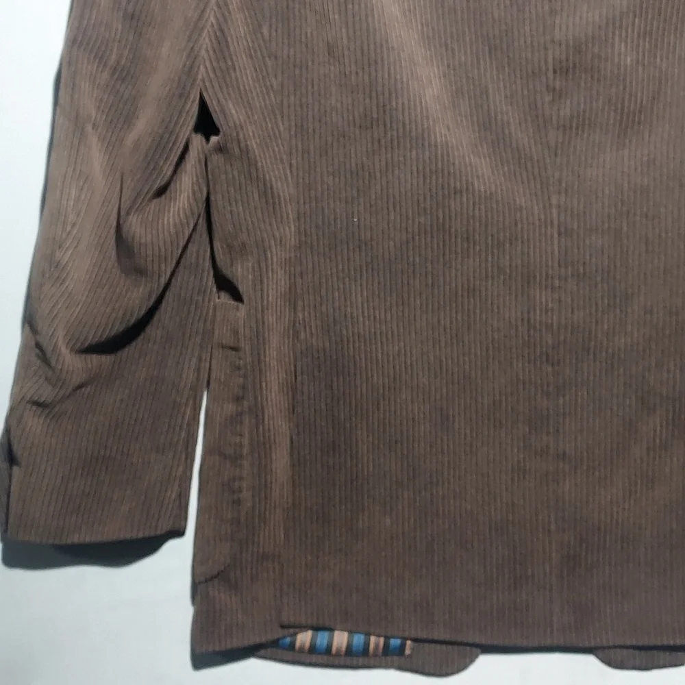 Johnston & Murphy 3-button corduroy‎ men's blazer brown size large